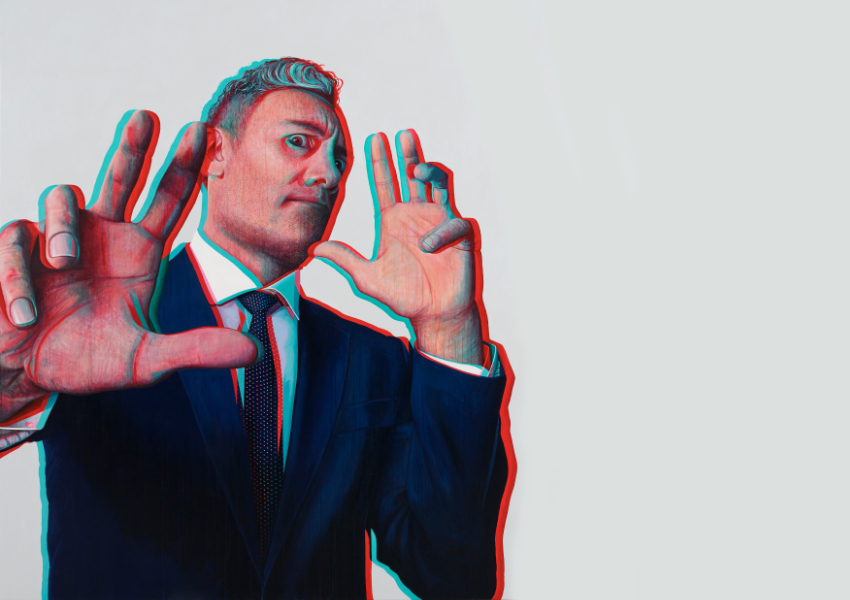 Packing Room Prize goes to portrait of Taika Waititi