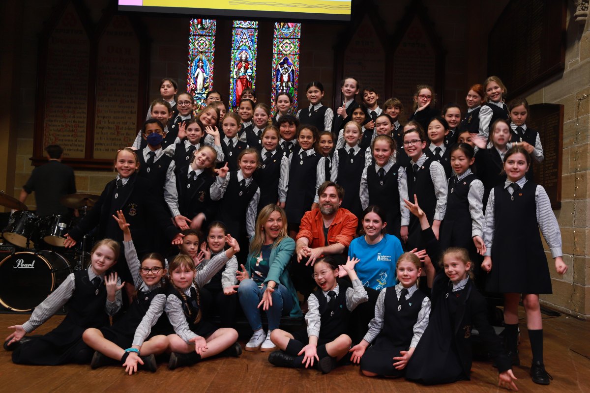 SCEGGS students perform song for Indigenous Literacy Day