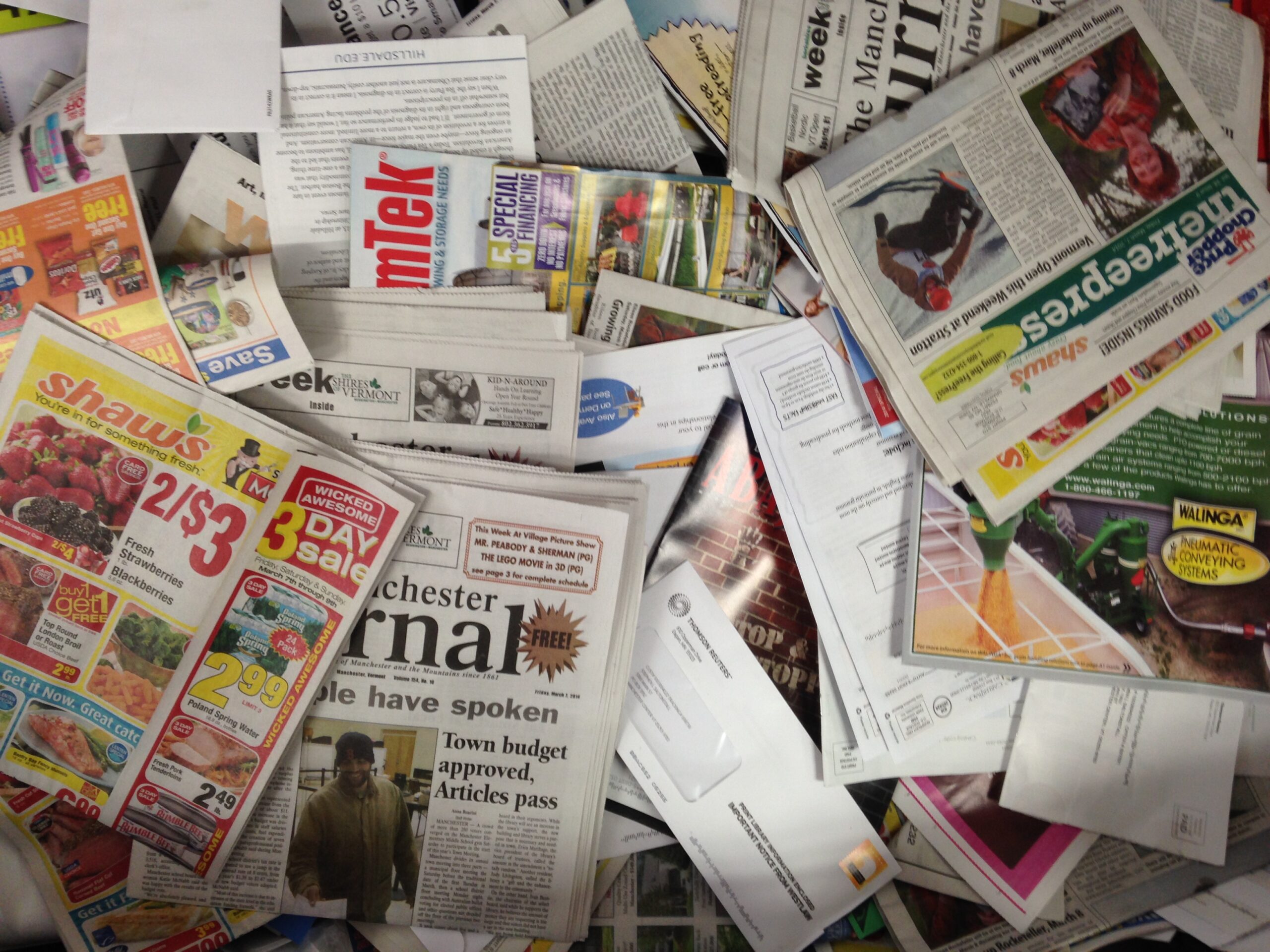 Policy interventions that would support local and regional newspapers