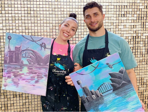 BEST DRUNKEN ART CLASS – Champainting