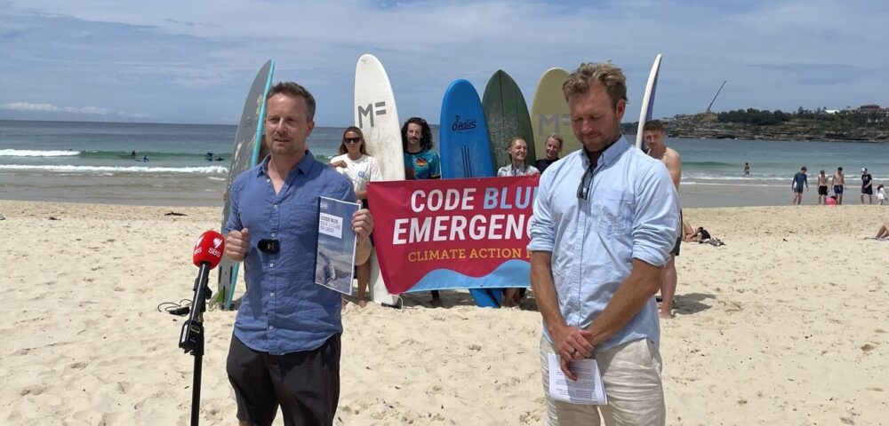 “Code Blue Emergency”: Climate activists warn of rising ocean temperatures