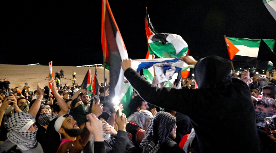“No evidence” antisemitic phrases were chanted at Palestinian rally