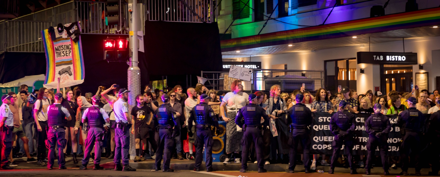 Protest against police brutality ends in violent clashes with cops