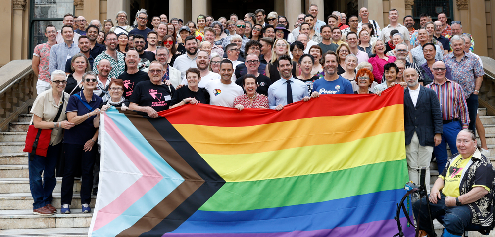 Sydney Unfurls the Progress Pride Flag to Launch Mardi Gras Festivities