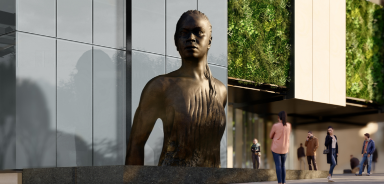 Indigenous Women Statue