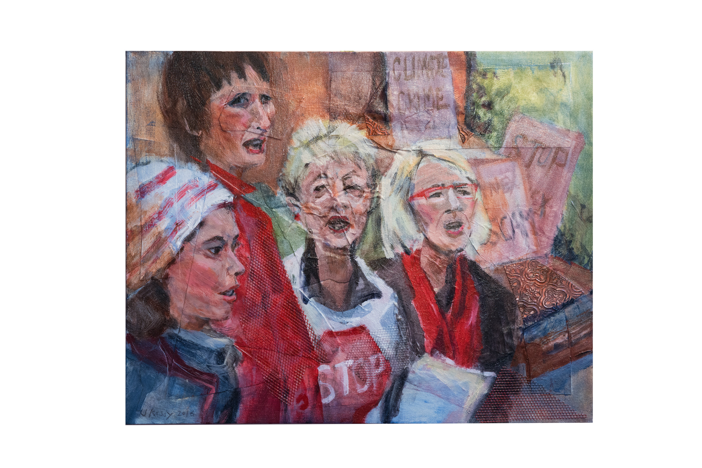 Locals protest WestConnex with art
