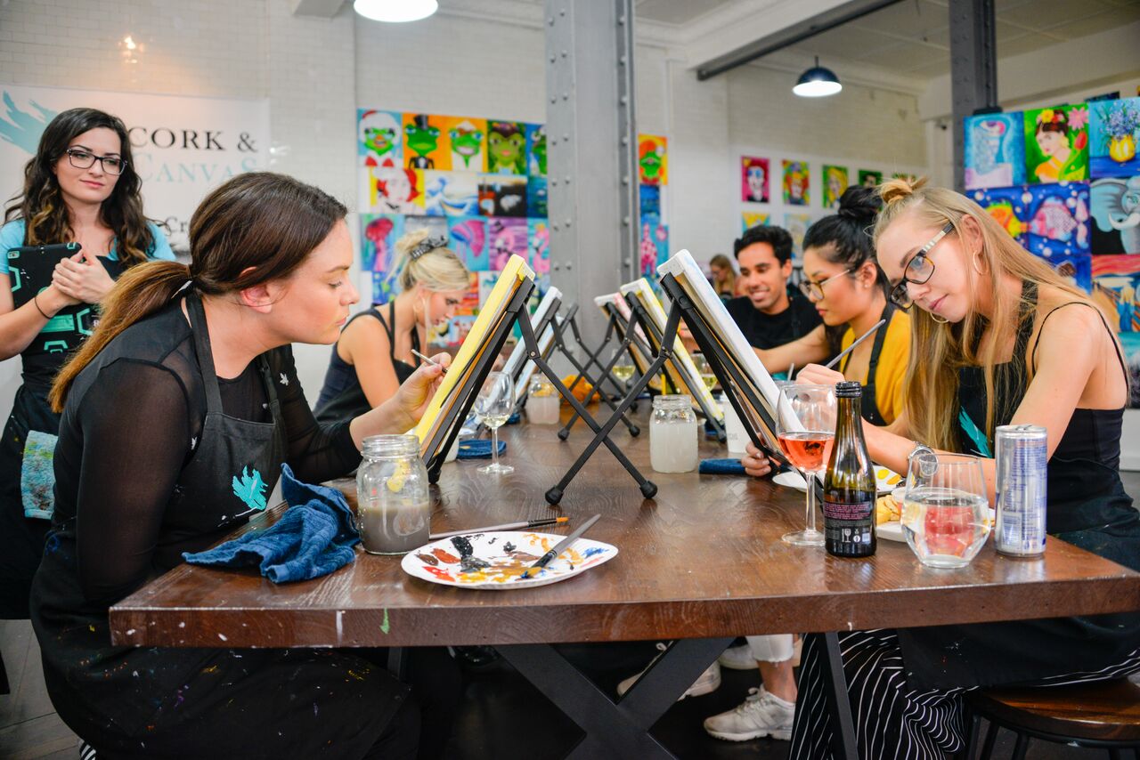 Best Art Class – Cork and Canvas