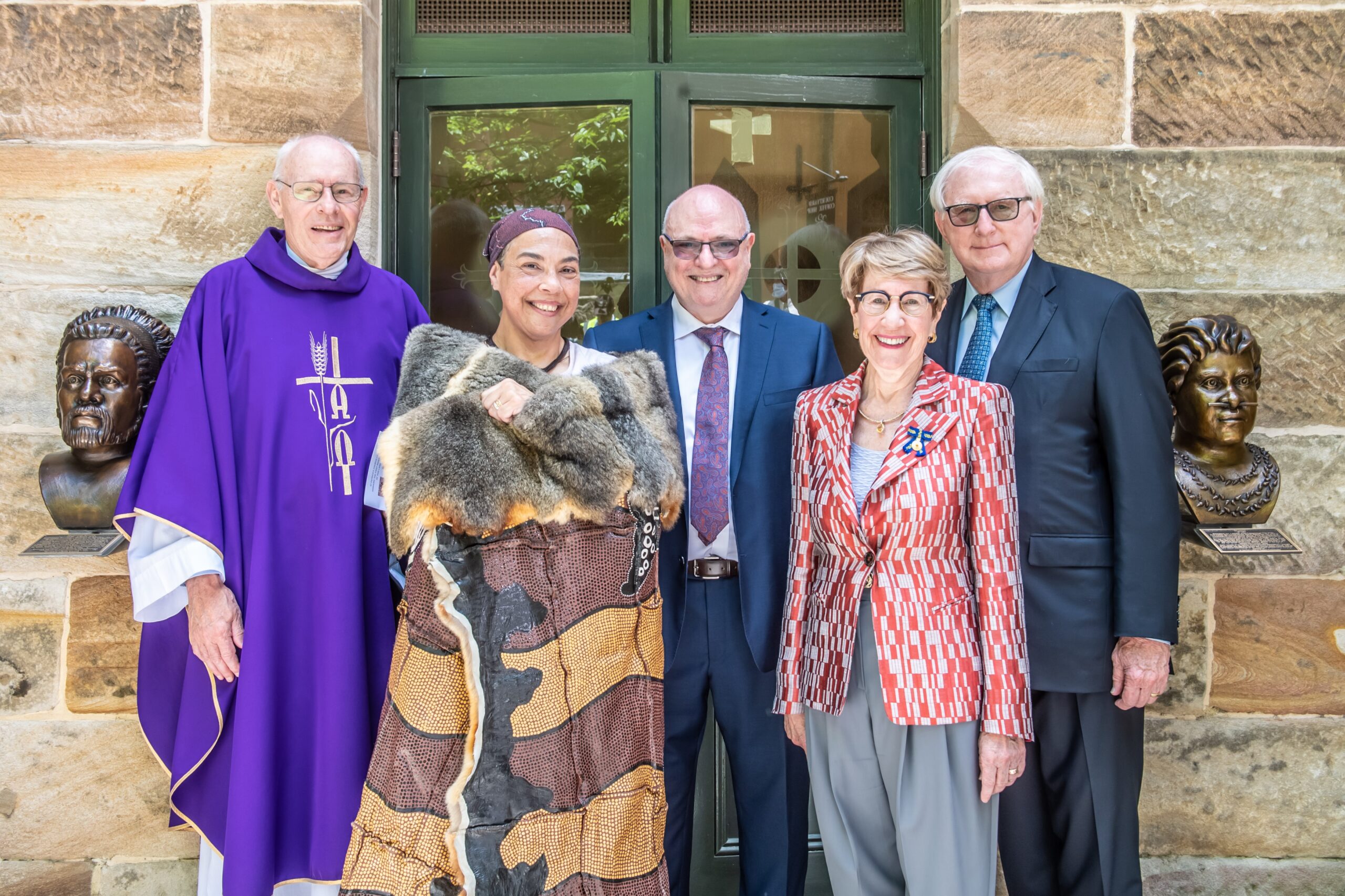 Bronze statues of Bennelong and Barangaroo unveiled at The Rocks