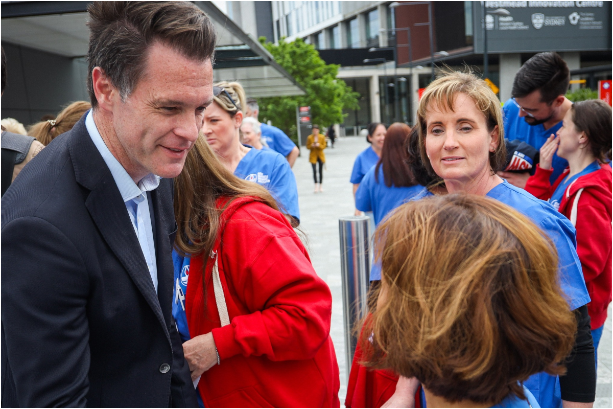 NSW Labor has promised additional nurses and midwives if they win