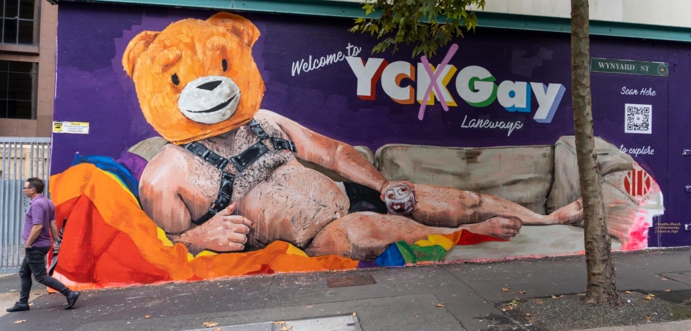 Homophobic vandals deface WorldPride mural in Sydney CBD